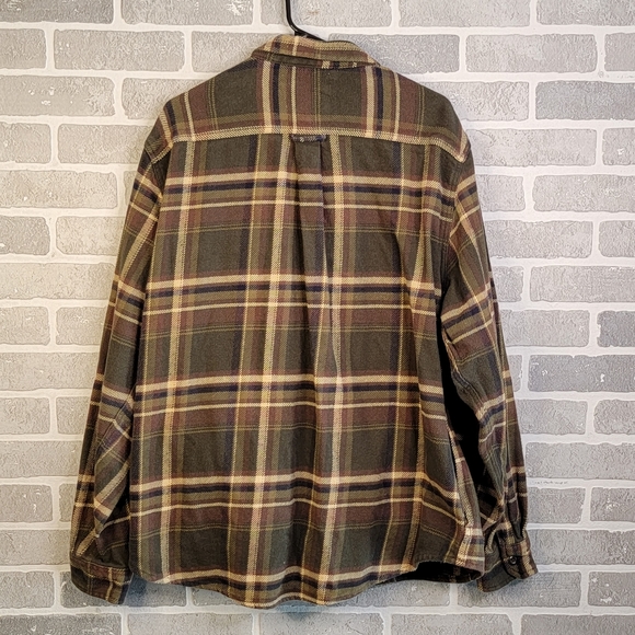 Orvis Vintage Heavy Fishing Outdoor 100% Cotton Flannel Men's See Measurements - Picture 9 of 12